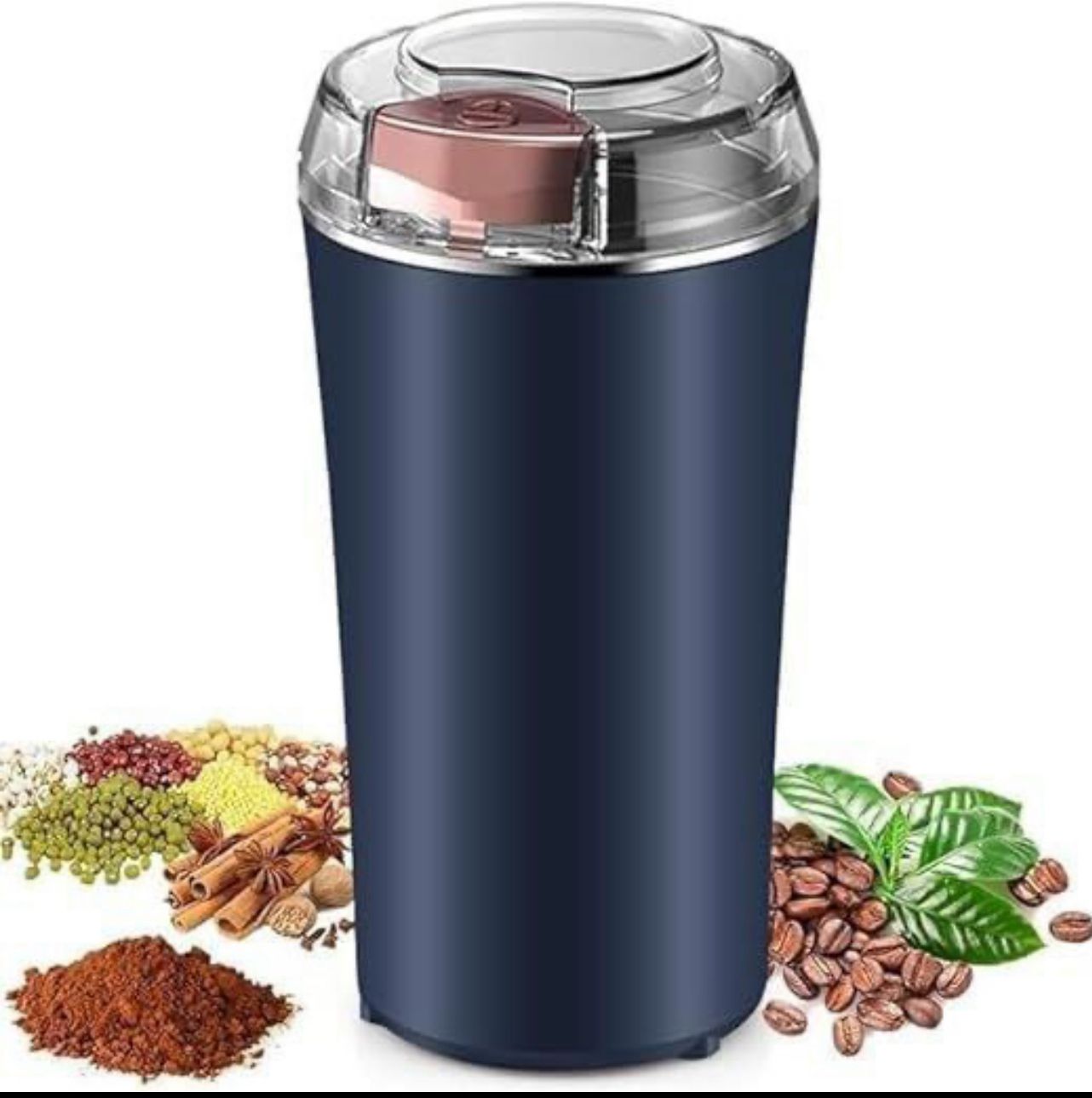 Portable Electric Stainless Steel Coffee Grinder – Compact & Powerful