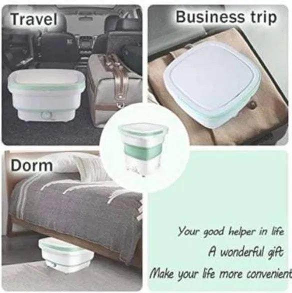 Portable Foldable - Mini Washing Machine – Compact, Lightweight & Powerful