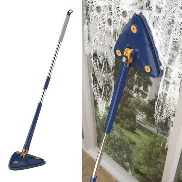 Triangle 360° Rotating Mop with Extendable Handle