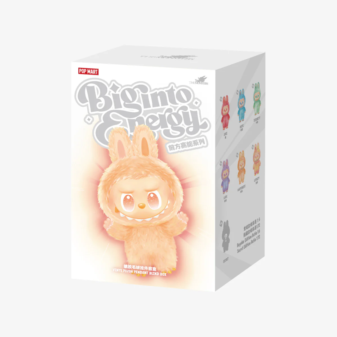 Cute Monsters Collectible Toy Big Into Energy Plush Blind Box - green