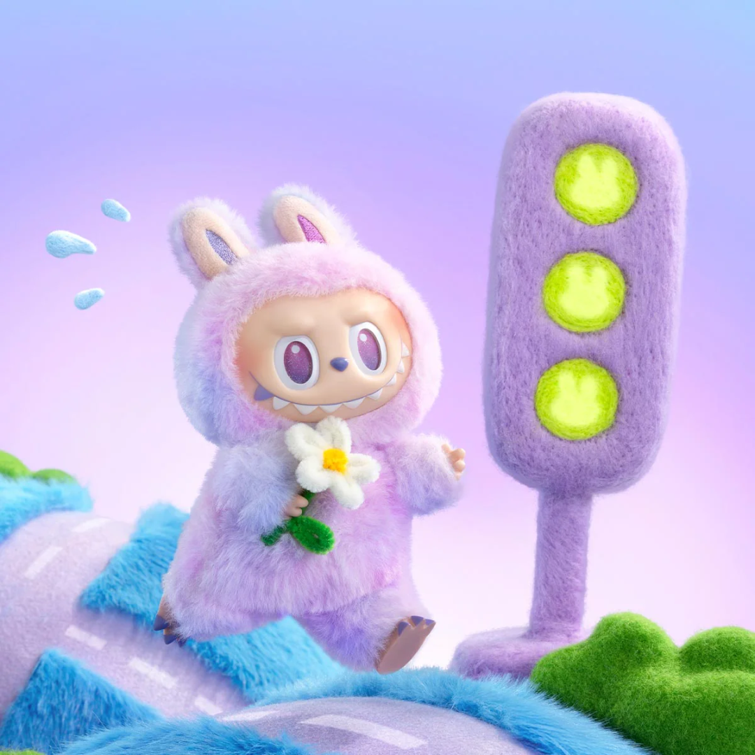 Cute Monsters Collectible Toy Big Into Energy Plush Blind Box - green