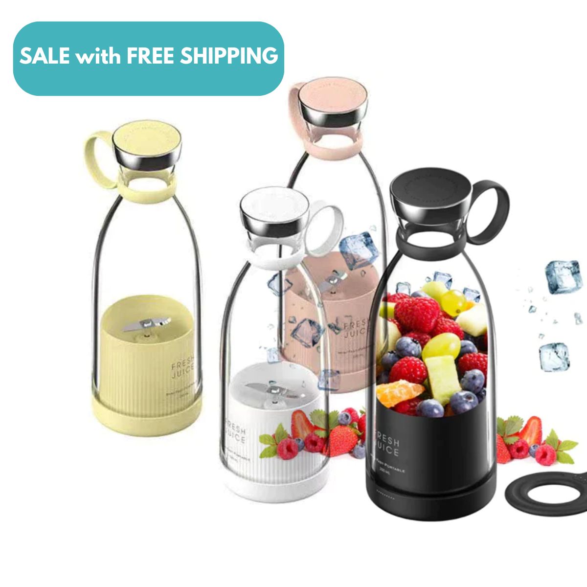 USB Portable Juicer Blender – Mini Fruit Mixer for Smoothies