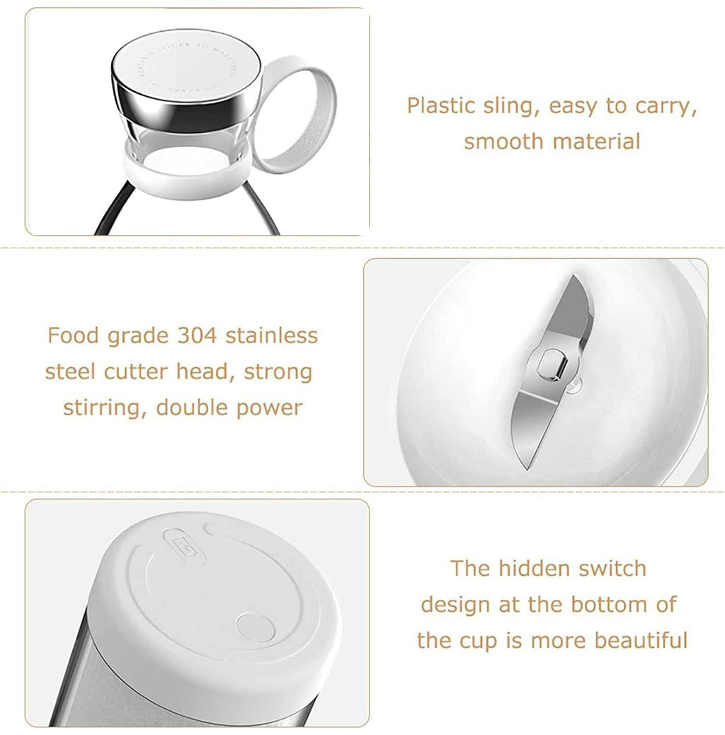USB Portable Juicer Blender – Mini Fruit Mixer for Smoothies